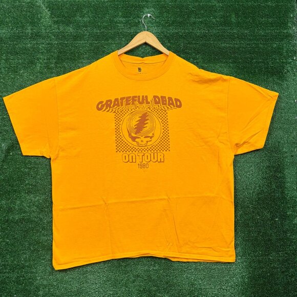 The Grateful Dead On Tour 1980 Rock Band Oversized T-Shirt Size XXL - Picture 1 of 4